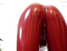 Butt Polishing Inside Red Rubber