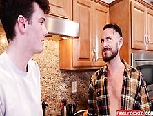 Daddy Fucks His Own Queer Son And His Gay Boyfriend!