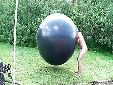 Milf Inside Giant Balloon