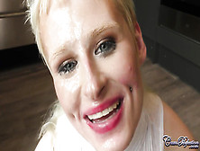 Short-Haired Milf Lana Gets Monstrous Facial