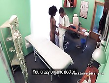 Busty Ebony Patient Bangs Her Doctor
