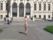 Sweet Blonde Naked In Public Streets