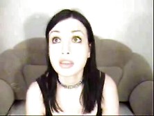Gothic Girl On Webcam By Snahbrandy