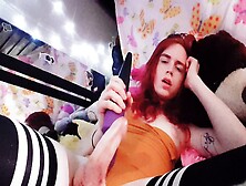 Tranny Shemale Skank Solo Masturbation