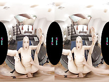 Febby Twigs Is Holding Her Gams Opened Up Broad Open While Getting Ravaged During A Vr Practice