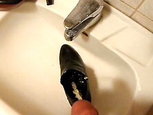 Piss In Wifes High Cut Court Shoe