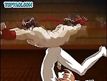 Ryu,  Do Street Fighter,  Em Uma Paródia Gay Em Hentai