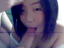 Adorable Asian Girlfriend Giving Special Oral Treatment