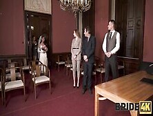Bride4K.  Lascivious Newlyweds Can Not Resist And Get Private Right After Wedding