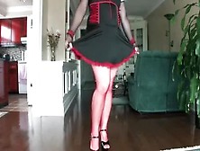The Astonishing Long Legs Walking Sexy In High Heels Of My Wife