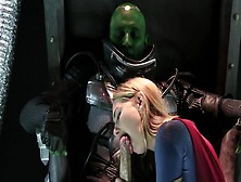 Big Cock Alien Fucks Supergirl In A Xxx Porn Parody