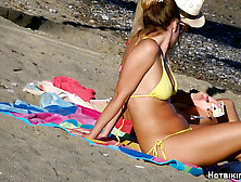 Sexy Thongs Swimsuit Ladies Beach Voyeur Hd Video