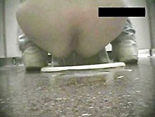 Public Bathroom With A Hidden Camera Exposing Pussies Wizzing