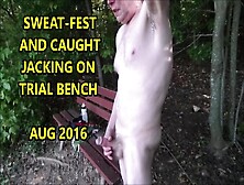 Caught Jacking Off On A Park Bench Aug 2016