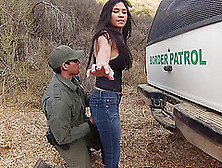 The Border Patrol Agent Fucks A Girl He Just Arrested
