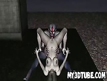 Hot 3D Zombie Babe Gets Licked And Fucked Hard