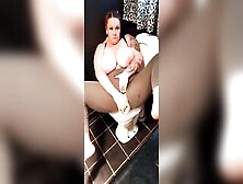 Long Titty Gothic Women Squirting On The Bathroom Into Ripped Pants