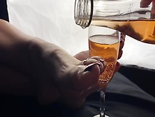 Asmr: Hot Feet,  Champagne & Licking