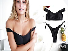 Hot Thicc Booty Swedish Youtuber Amanda Strand Tests Bikinis