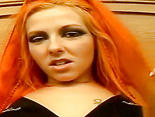 Red Haired Beauty Fucked In Ass Pov And Swallows Every Drop