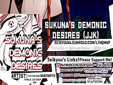 [Erotic Audio Jujutsu Kaisen] Sukuna's Demonic Penis! Art: @avariarts