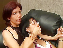Hand Smother Mother And Daughter