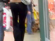 Blonde Woman With Sweet Boobs And Nice Ass In Mall