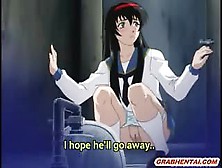 Hentai Schoolgirl Gets Fingered Her Wetpussy In The Toilet
