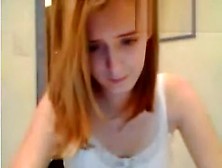 Cutie Blonde Masturbates On Webcam