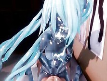 Tiny Slime Girl With Small Tits Turns Transparent And Fuck A Hard Cock - Uncensored