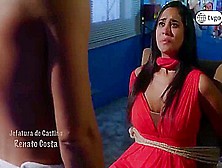 Melissa Paredes Red Cleave Gagged