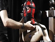 Zeus Gagged Under Mask And Electric To Feet