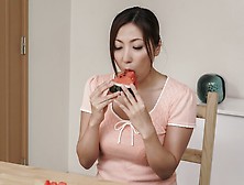 Asian Wife,  Mirei Yokoyama,  Full Blowjob On A Juicy On - More At Slurpjp. Com