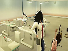 Naruto Elite Cap 7 Giving The Music Class Madara Catches 1 Of His Students Watching Porn And She Can't Hold It They Made A Three