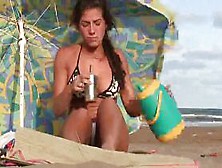 Hot Girl On Beach