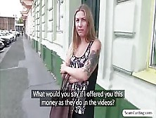 Gorgeous Blonde Cheryl Convinces By Dude To Have Sex For A Big Bucks Of Cash