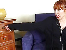 Redhead In Nylons Is Full Of Surprises