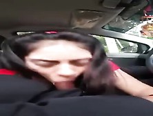 Indian Like Blows Inside Car