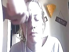 Young Girl Gets Her Face Full Of Cum