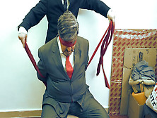 Tied Up Japanese Daddy,  Old Man Tied Tickled,  Daddy Tied Up Handjob