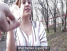 Huge Natural Hooters Ukrainian Cutie Banged! Doggy Style Into Outdoor (Josephine Jackson)