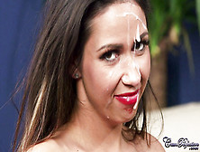 Hot Latina Milf Roxxy Lea First Facial Scene