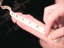 Measuring 7 Inch Cock - Jerk Off With Cumshot