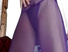 Lili,  Sheer Purple Peek