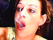 Brunette Makes Webcam Smoking Tease Video
