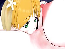 Lesbian Sakura Trick Yuu Sonoda X Haruka Takayama (3D Hentai)