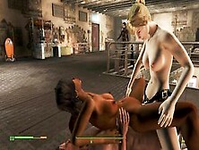 Sex With A Bimbos Into 3 Dicks! | Fallout Four Sex Mod