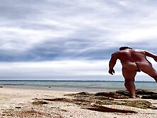 Jerk Of Naked At Beach