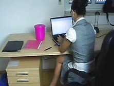 Fucking A Hot Secretary At Her Work Place- Ggrad