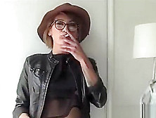 Aubrey Luna Smoking Solo